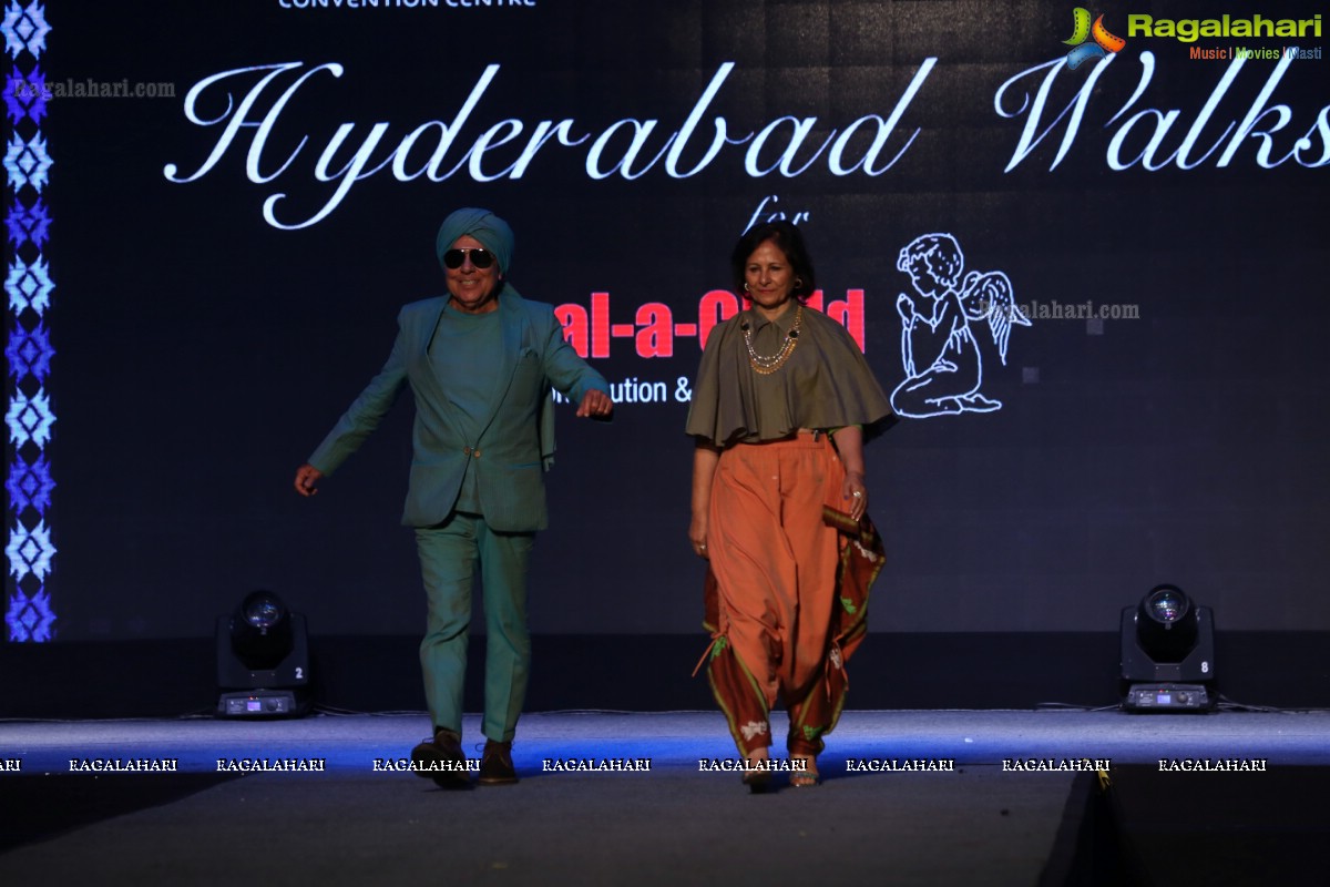 Hyderabad Walks for Heal-a-Child - Annual Fashion Show 2018 at HICC, Hyderabad