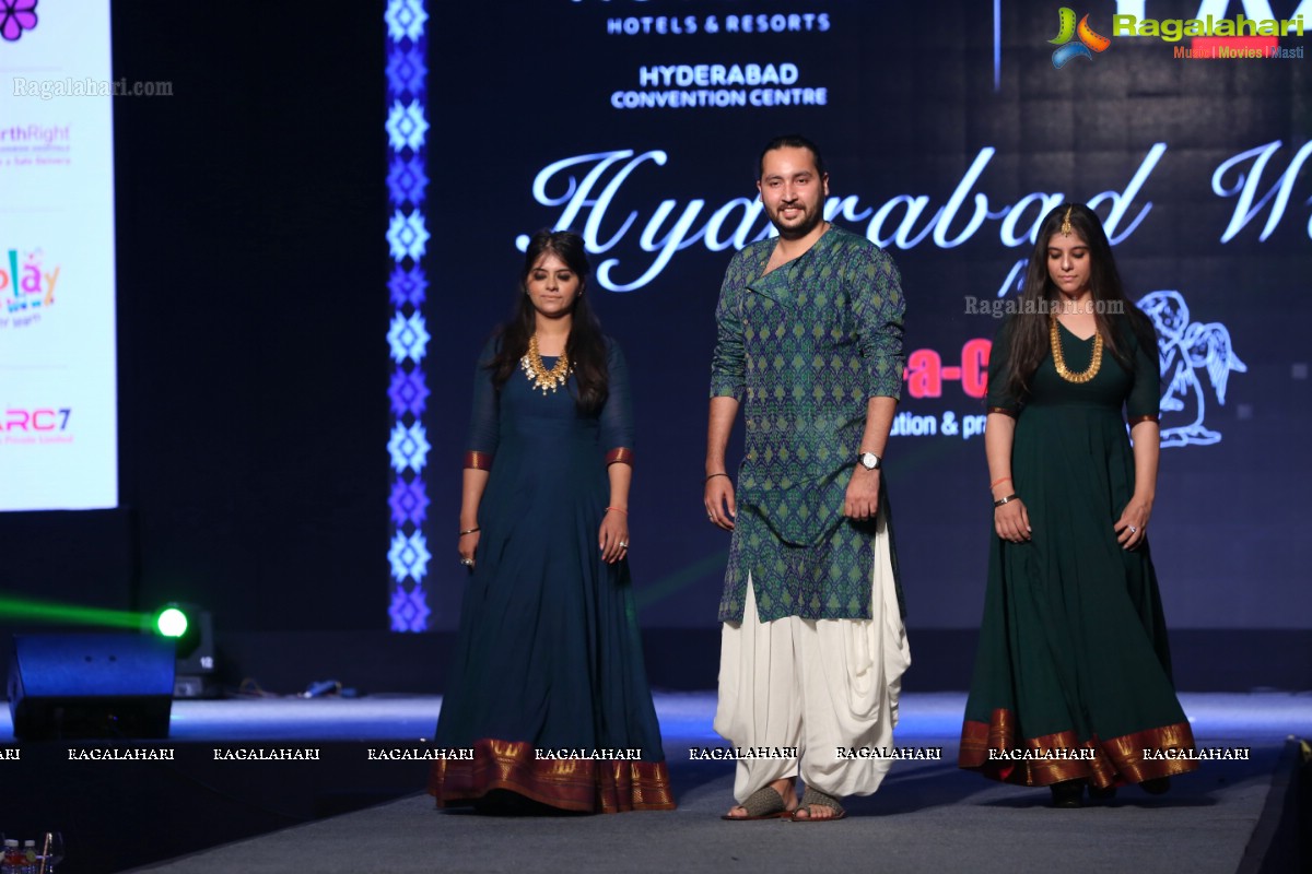 Hyderabad Walks for Heal-a-Child - Annual Fashion Show 2018 at HICC, Hyderabad