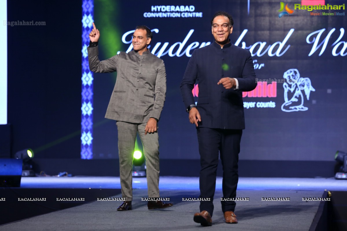 Hyderabad Walks for Heal-a-Child - Annual Fashion Show 2018 at HICC, Hyderabad