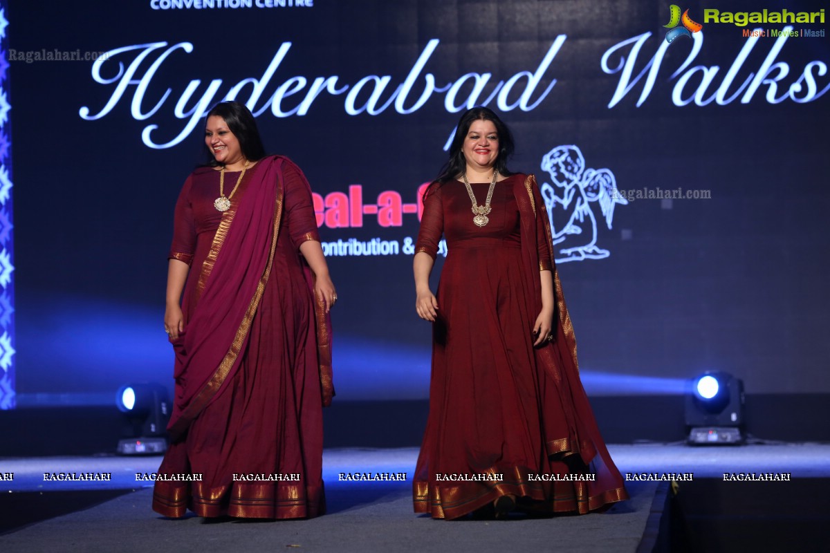 Hyderabad Walks for Heal-a-Child - Annual Fashion Show 2018 at HICC, Hyderabad