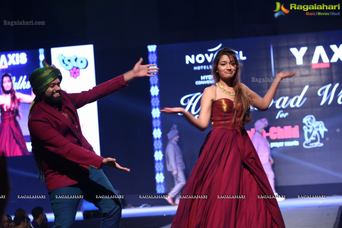 Hyderabad Walks for Heal-a-Child - Annual Fashion Show 2018 at HICC, Hyderabad