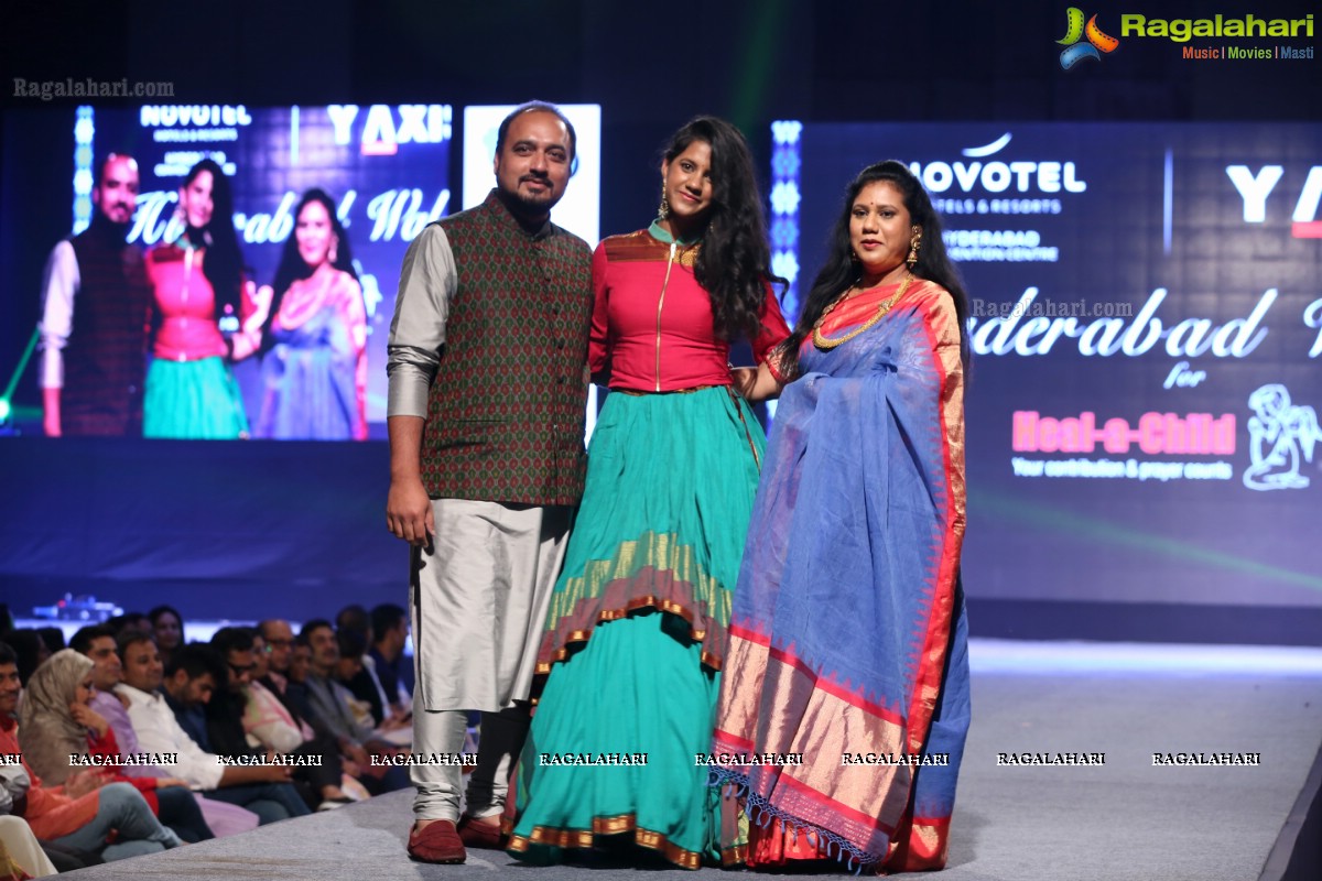 Hyderabad Walks for Heal-a-Child - Annual Fashion Show 2018 at HICC, Hyderabad