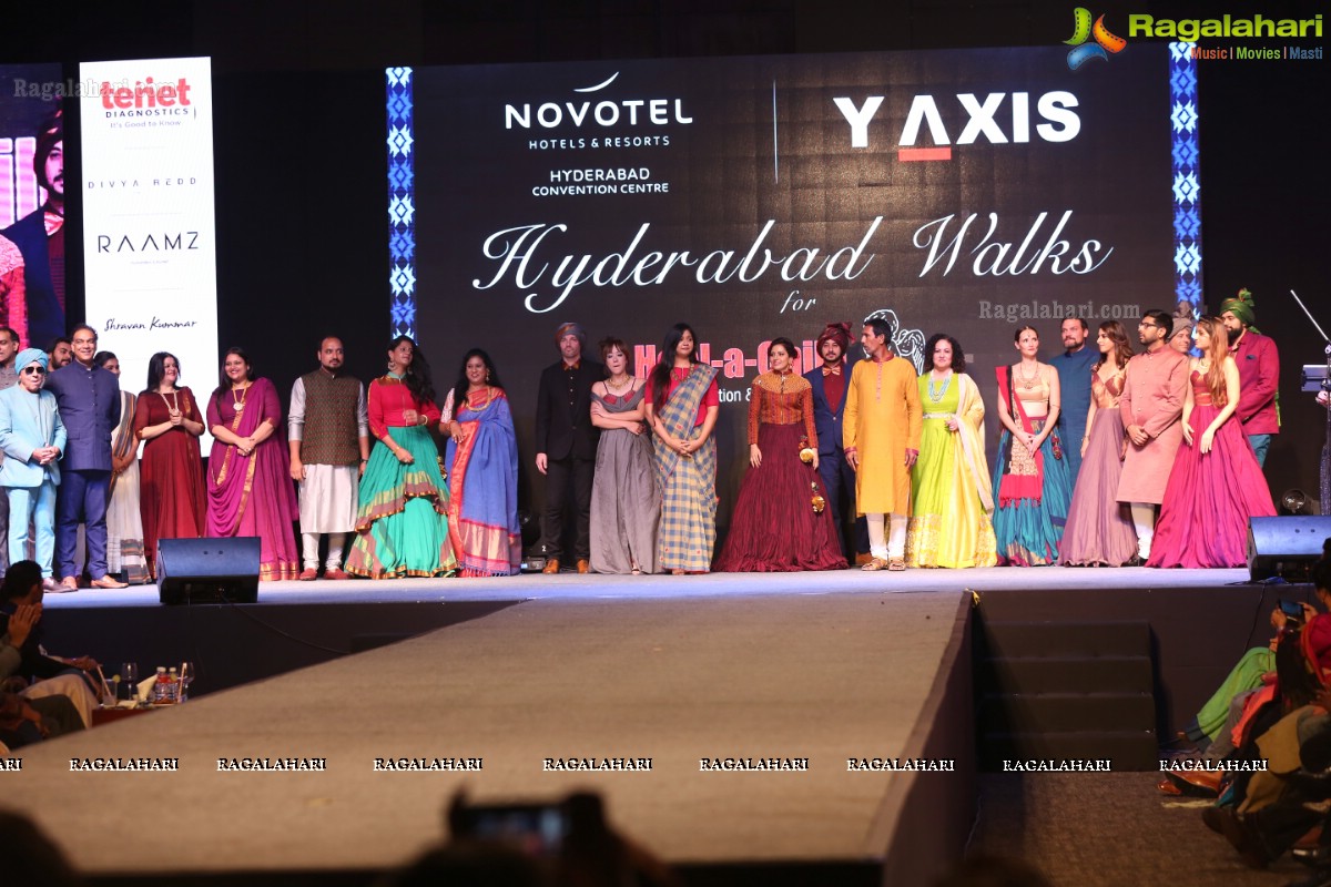 Hyderabad Walks for Heal-a-Child - Annual Fashion Show 2018 at HICC, Hyderabad