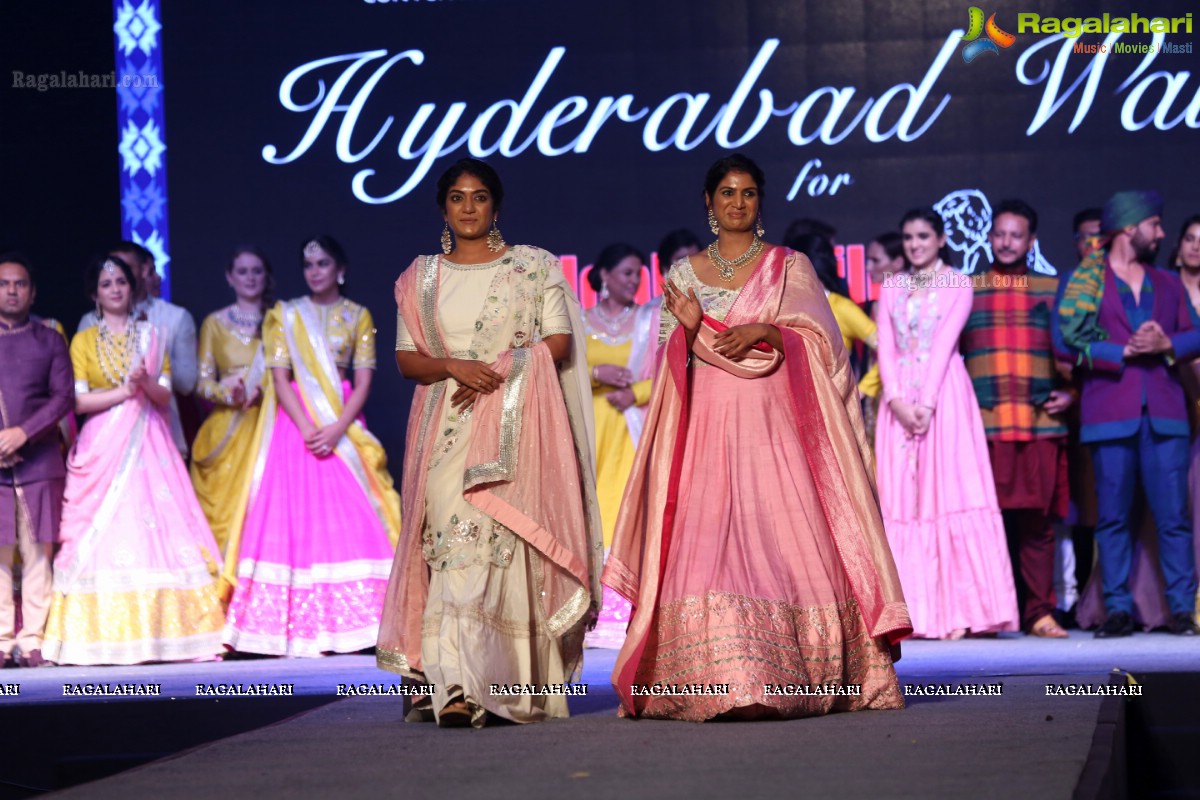 Hyderabad Walks for Heal-a-Child - Annual Fashion Show 2018 at HICC, Hyderabad