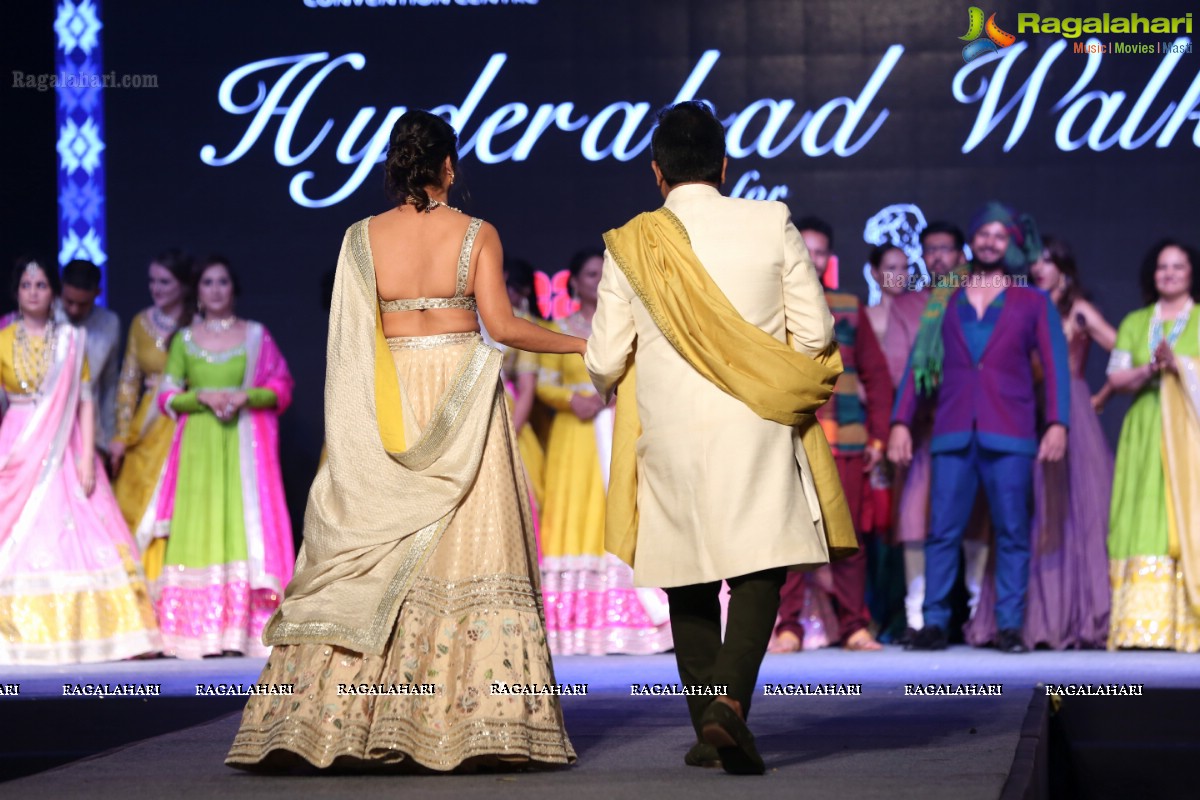 Hyderabad Walks for Heal-a-Child - Annual Fashion Show 2018 at HICC, Hyderabad