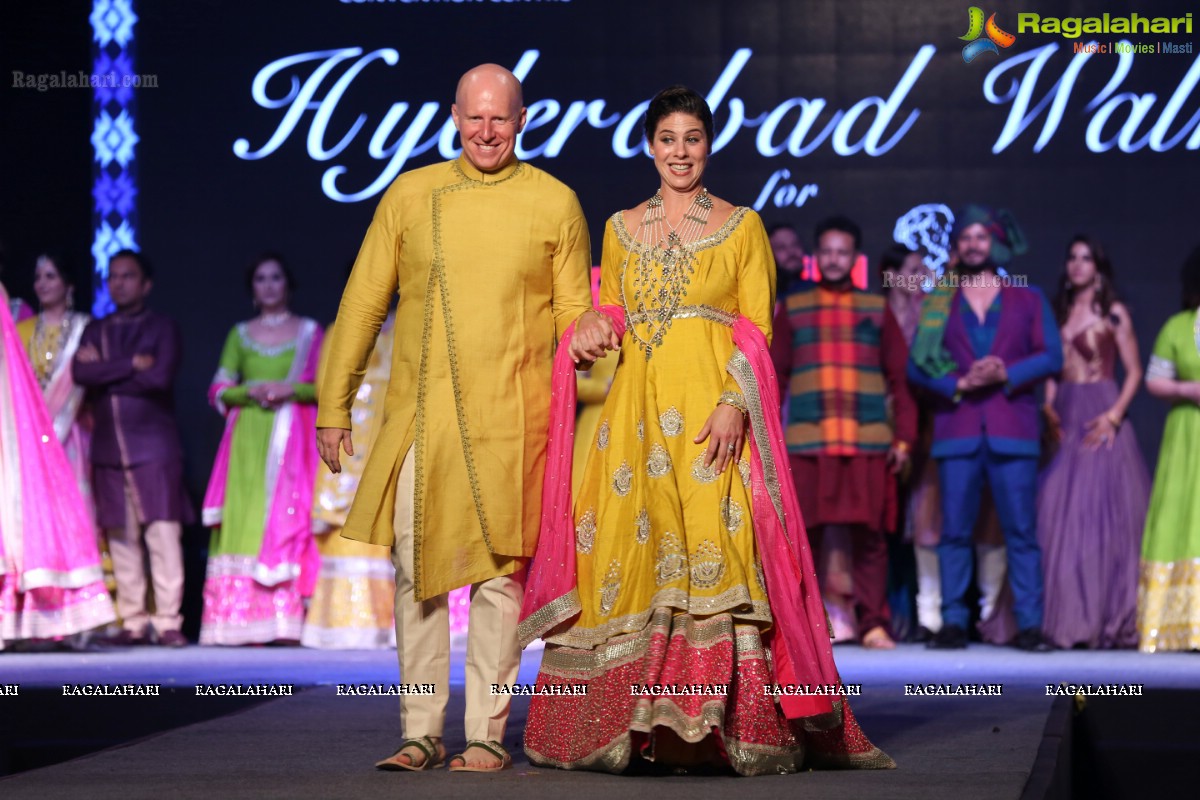 Hyderabad Walks for Heal-a-Child - Annual Fashion Show 2018 at HICC, Hyderabad