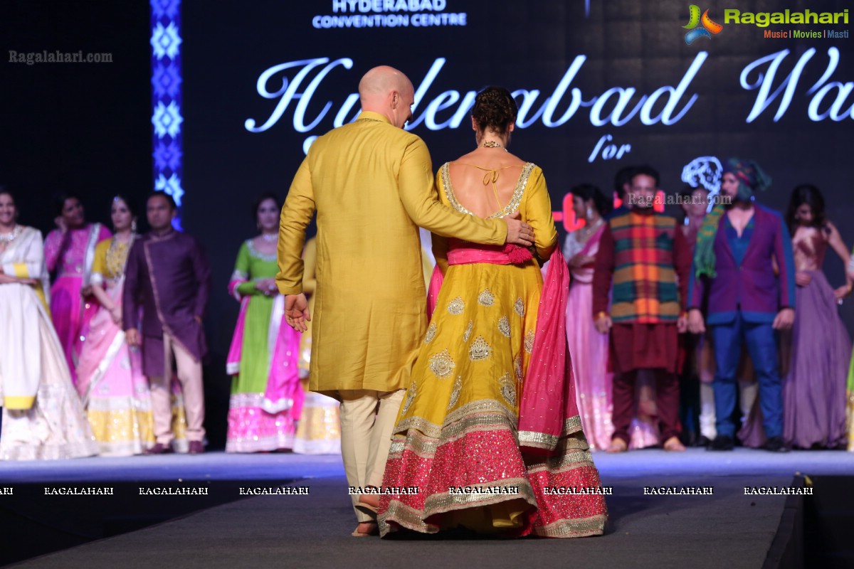 Hyderabad Walks for Heal-a-Child - Annual Fashion Show 2018 at HICC, Hyderabad