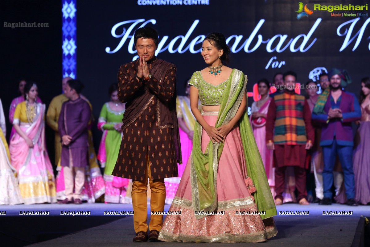 Hyderabad Walks for Heal-a-Child - Annual Fashion Show 2018 at HICC, Hyderabad