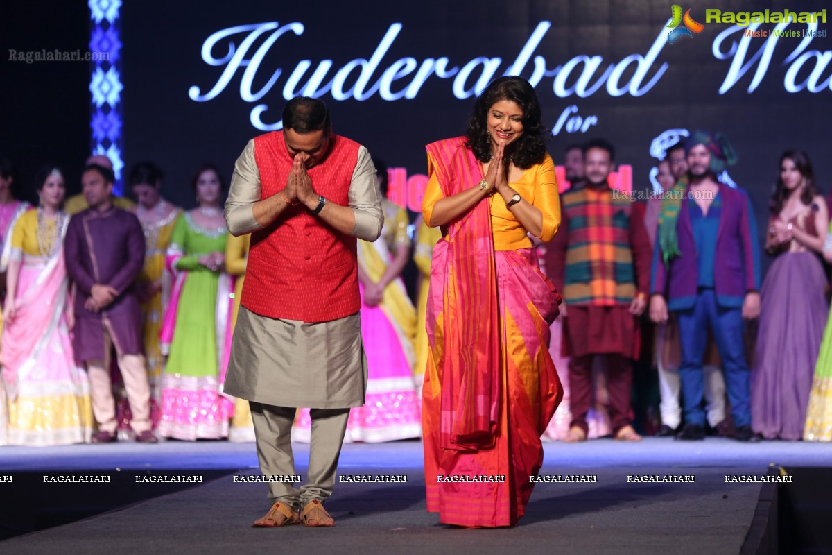 Hyderabad Walks for Heal-a-Child - Annual Fashion Show 2018 at HICC, Hyderabad