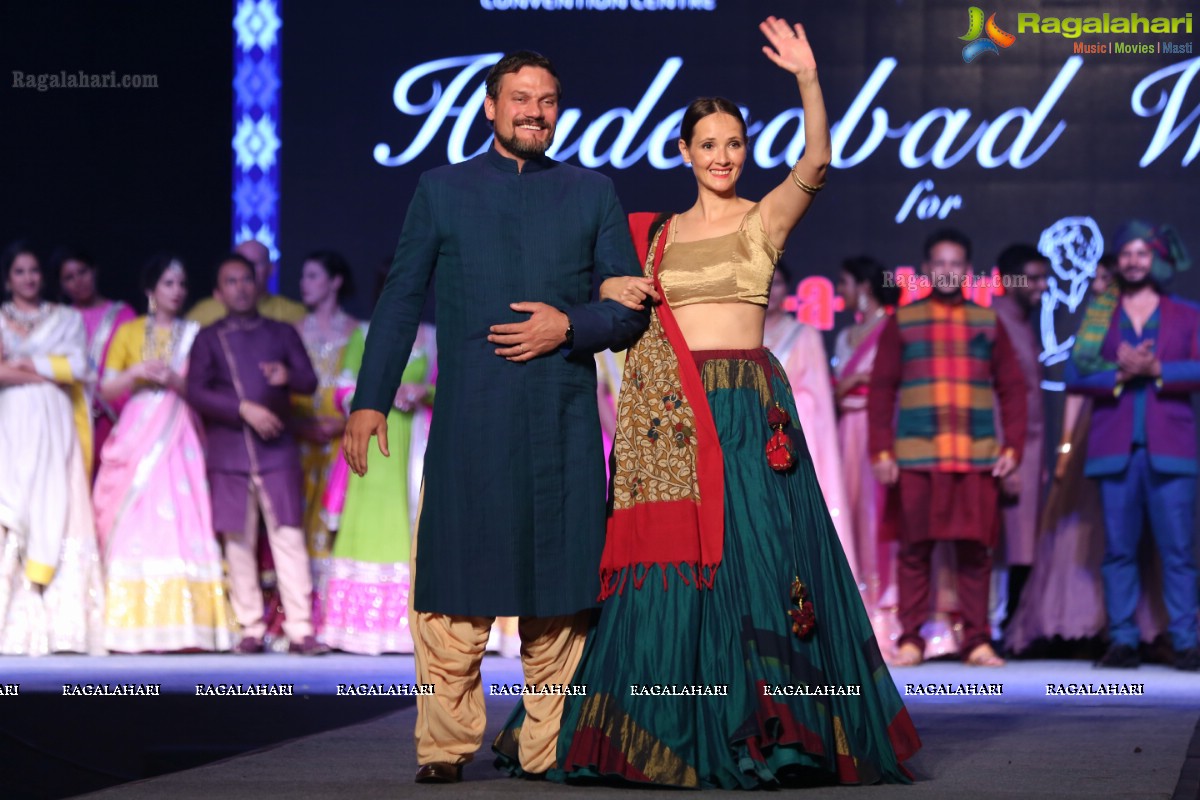 Hyderabad Walks for Heal-a-Child - Annual Fashion Show 2018 at HICC, Hyderabad