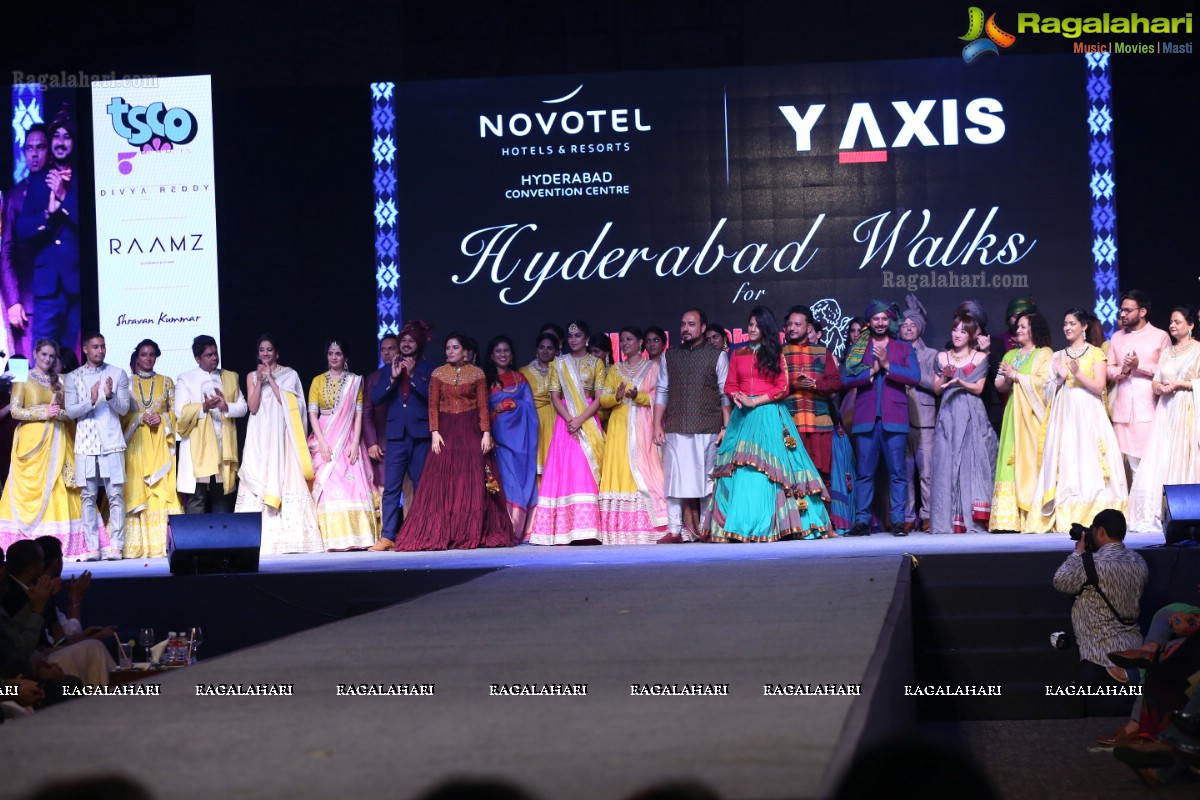 Hyderabad Walks for Heal-a-Child - Annual Fashion Show 2018 at HICC, Hyderabad