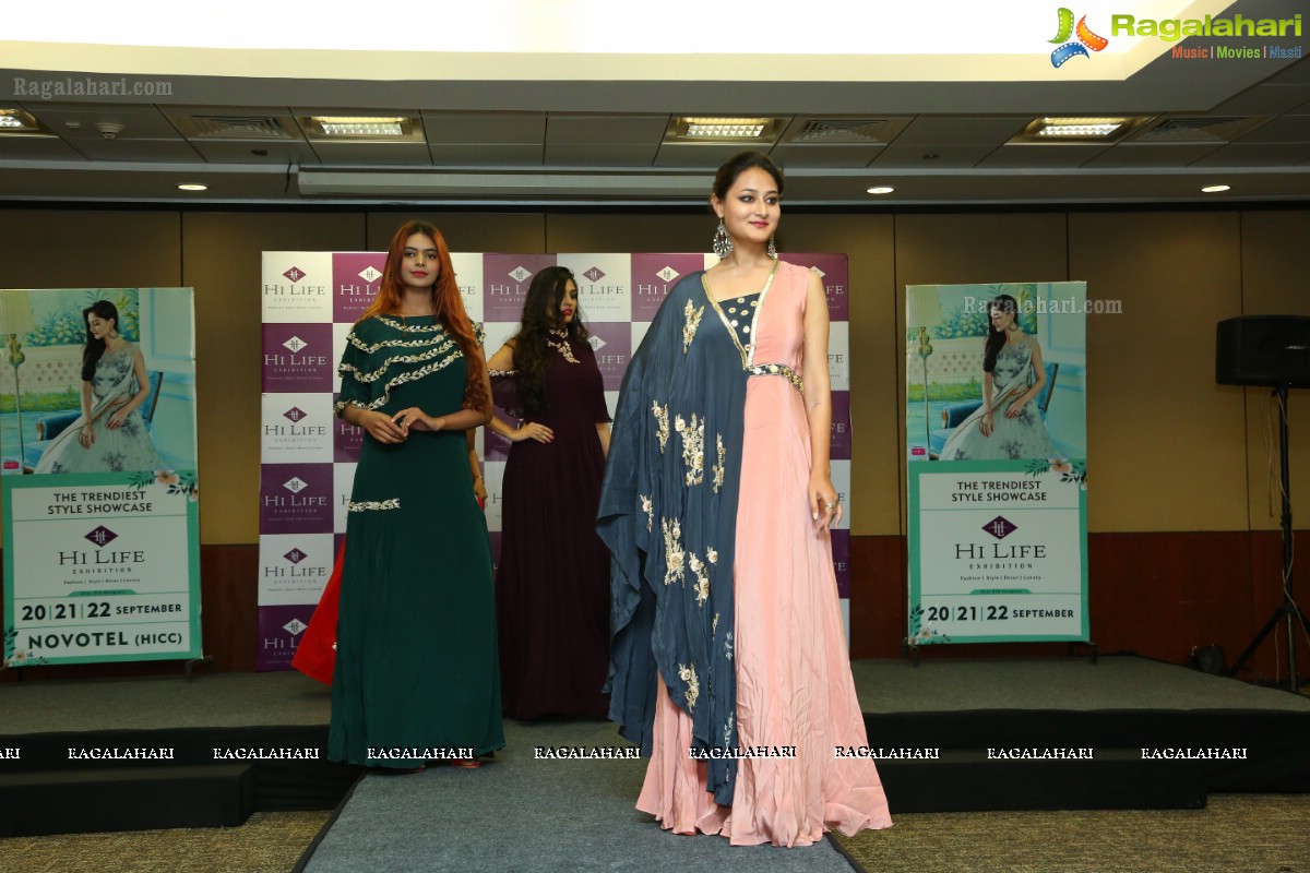 Grand Fashion Show at the Grand Logo Unveiling of Hi-Life Luxury Lifestyle Exhibition at HICC Novotel, Hyderabad
