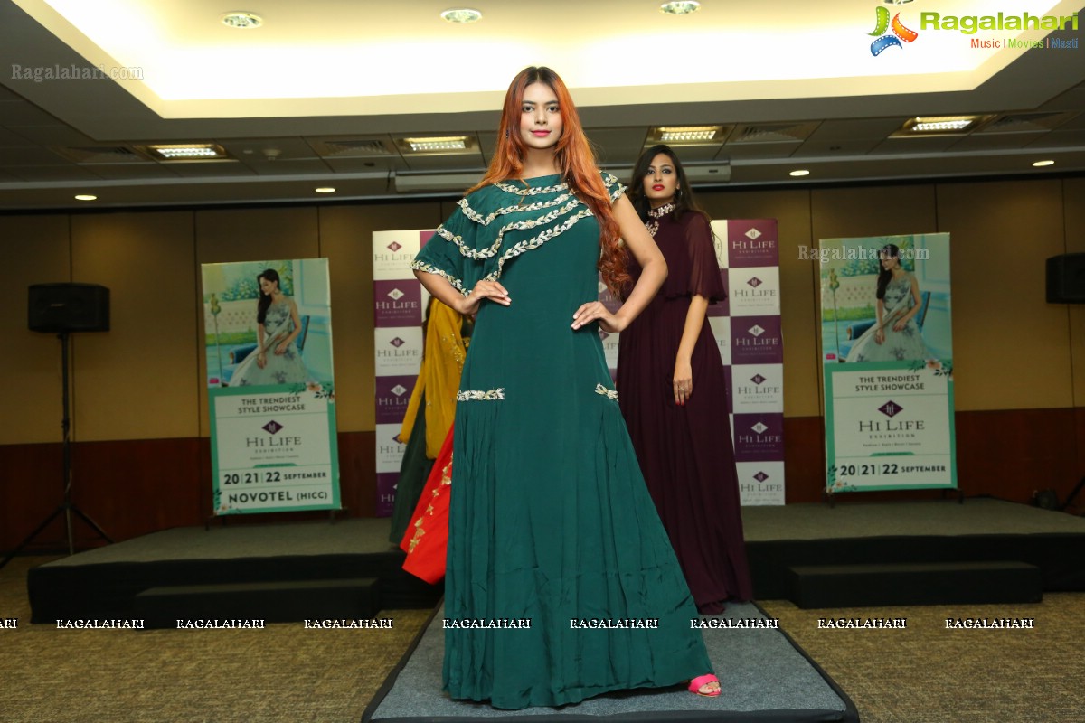 Grand Fashion Show at the Grand Logo Unveiling of Hi-Life Luxury Lifestyle Exhibition at HICC Novotel, Hyderabad