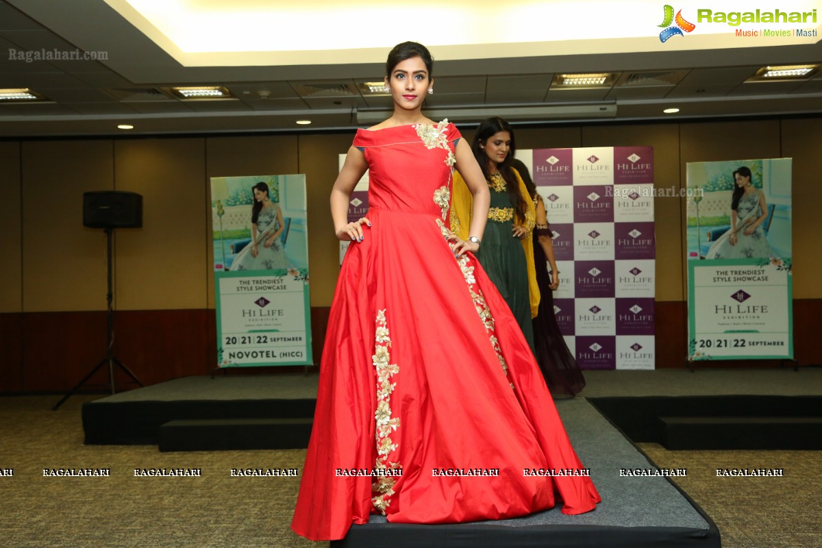 Grand Fashion Show at the Grand Logo Unveiling of Hi-Life Luxury Lifestyle Exhibition at HICC Novotel, Hyderabad