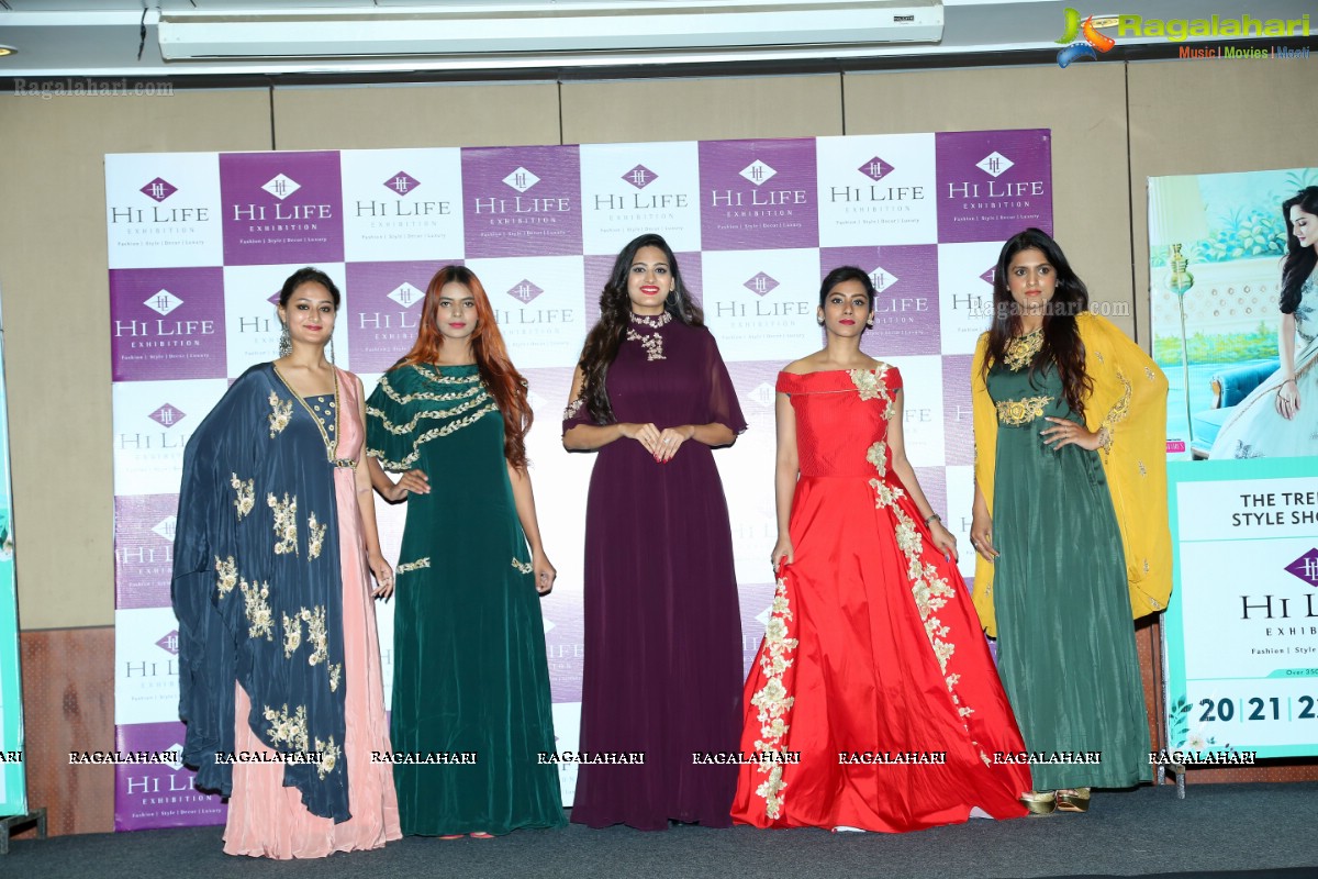 Grand Fashion Show at the Grand Logo Unveiling of Hi-Life Luxury Lifestyle Exhibition at HICC Novotel, Hyderabad