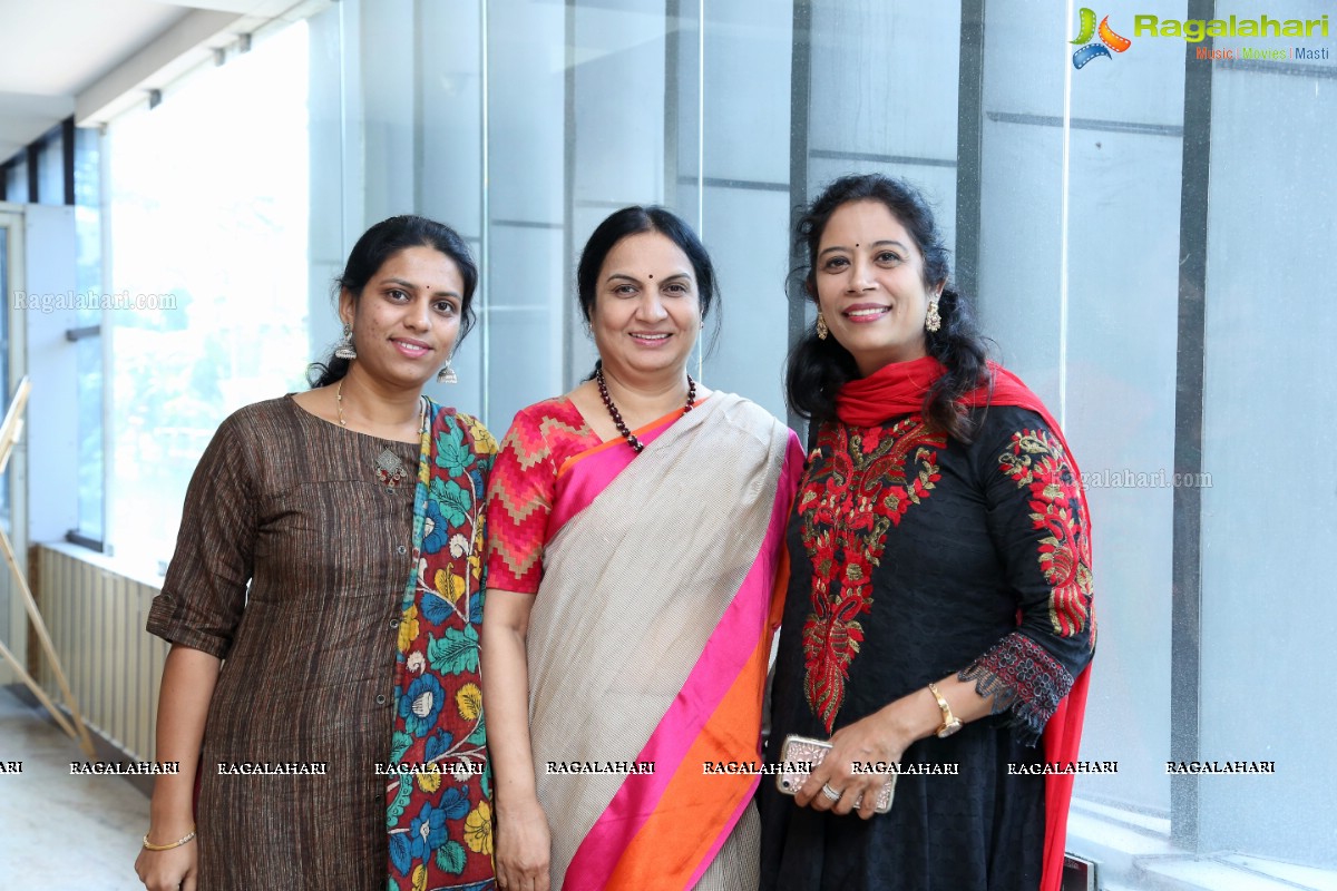 Ikebana Demonstration by First Master Purnima Shah at A'La Liberty, Hyderabad