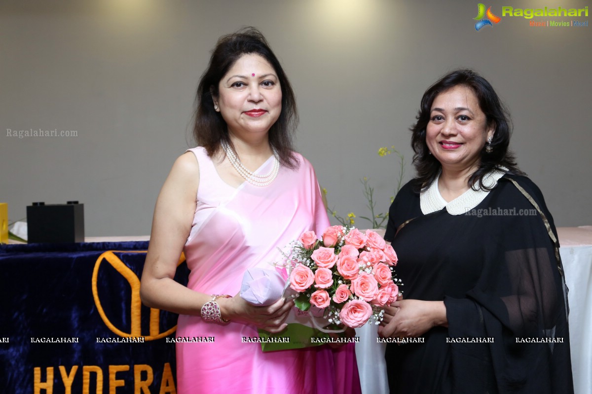 Ikebana Demonstration by First Master Purnima Shah at A'La Liberty, Hyderabad