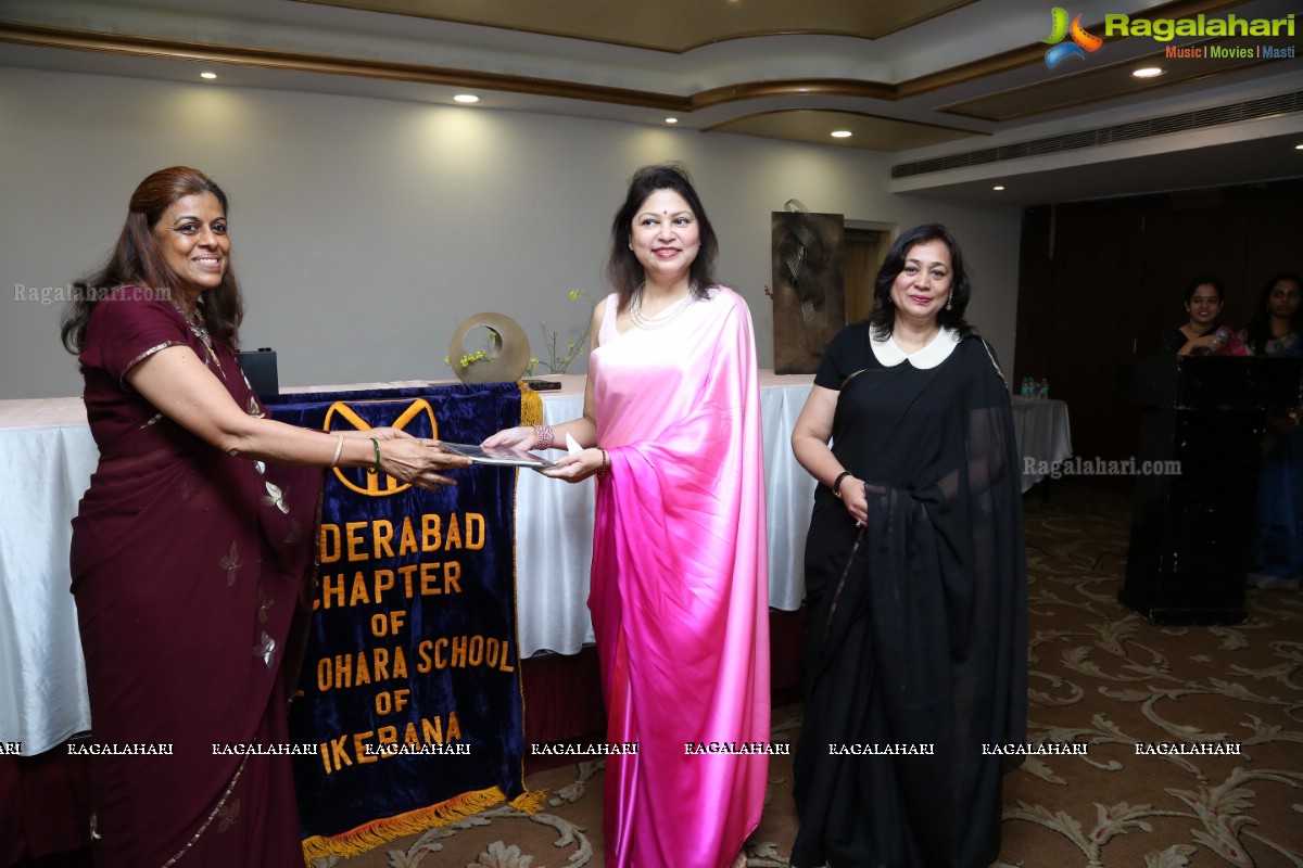 Ikebana Demonstration by First Master Purnima Shah at A'La Liberty, Hyderabad