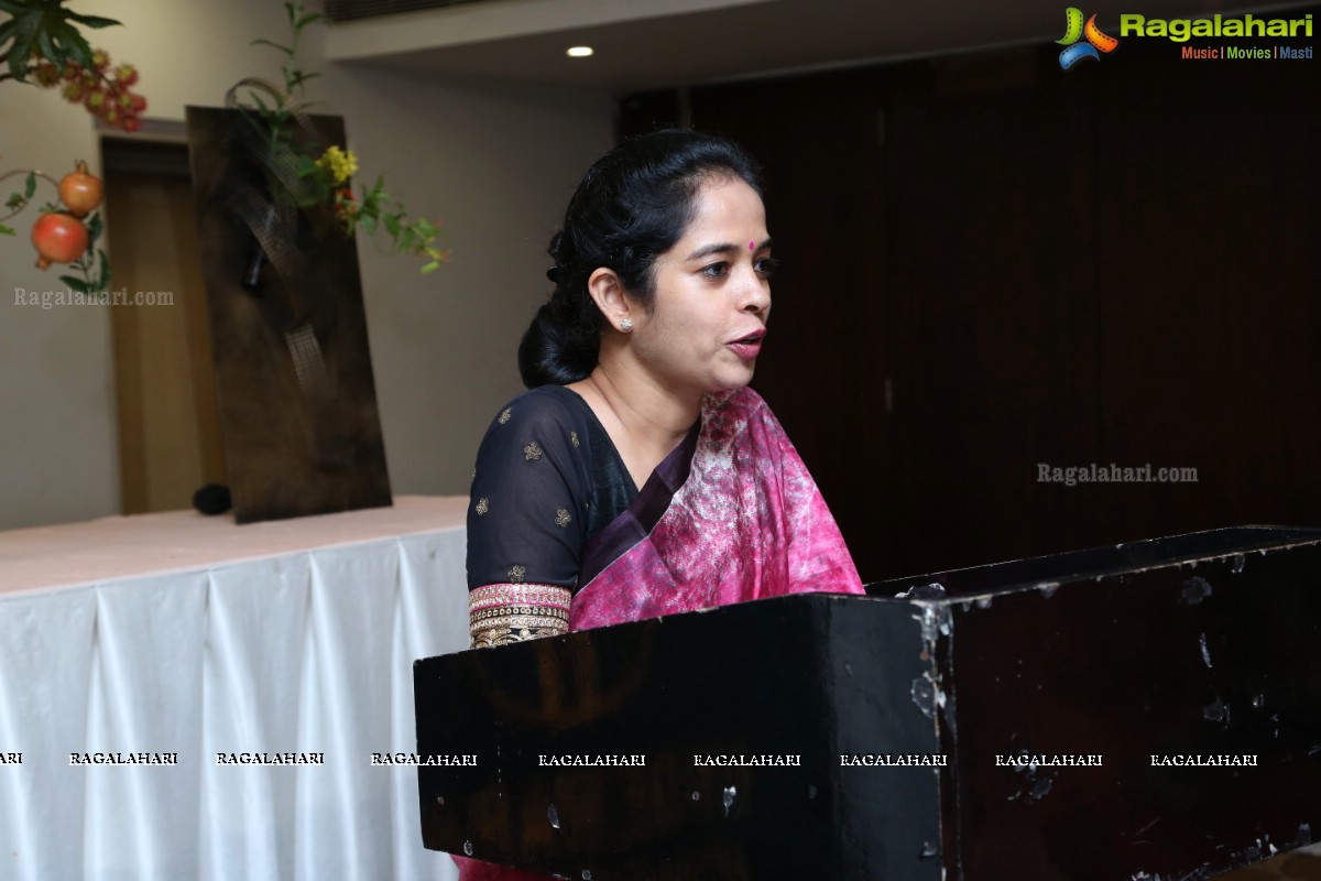 Ikebana Demonstration by First Master Purnima Shah at A'La Liberty, Hyderabad