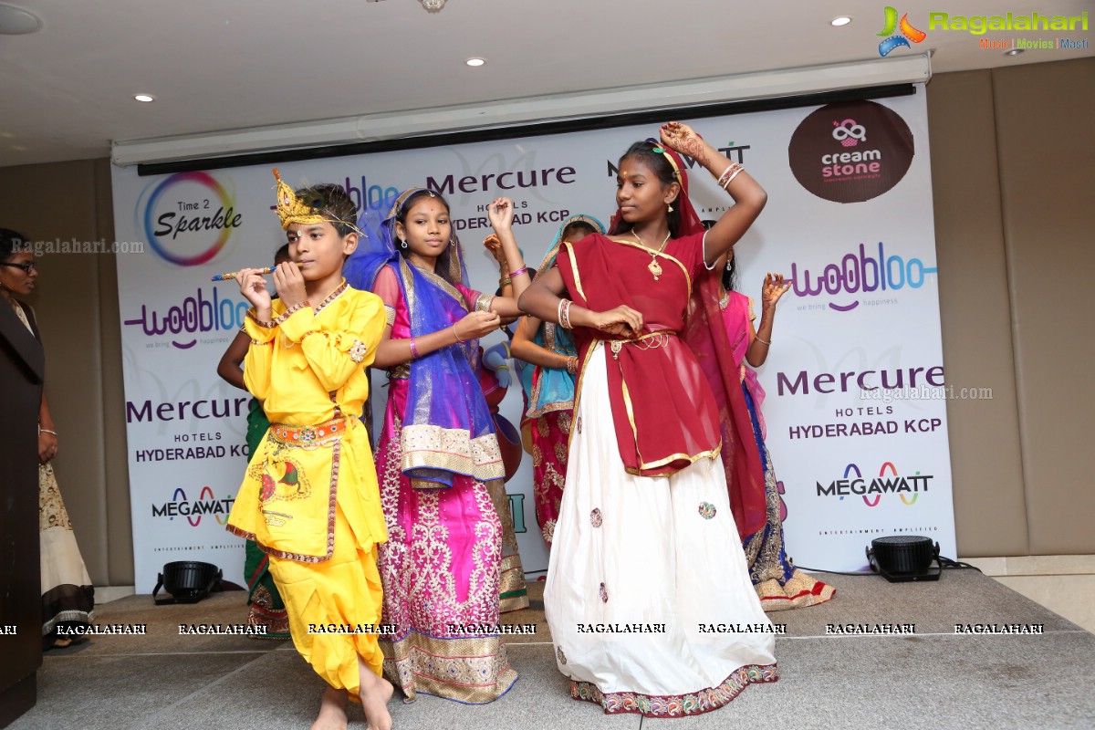 Janmashtami Celebrations for children from Orphanage at Hotel Mercure KCP Hyderabad