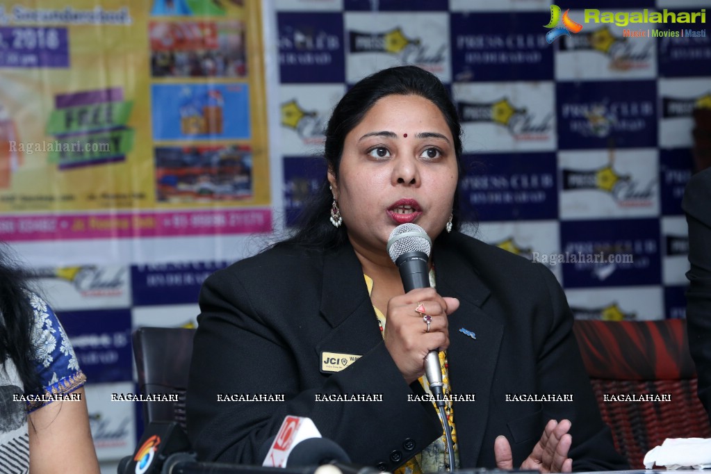 JCI Mega Trade Fair 2018 Press Conference at Press Club, Hyderabad