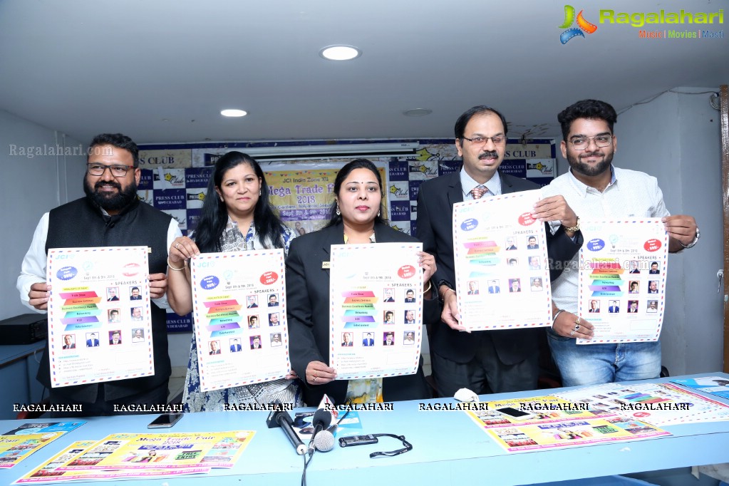 JCI Mega Trade Fair 2018 Press Conference at Press Club, Hyderabad