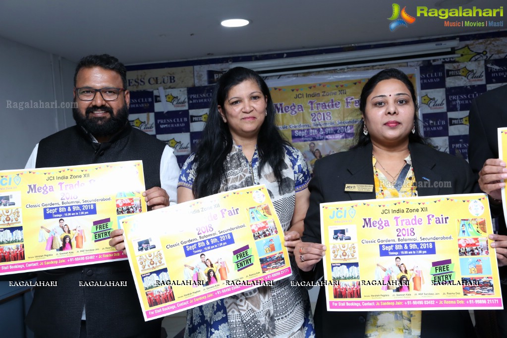 JCI Mega Trade Fair 2018 Press Conference at Press Club, Hyderabad