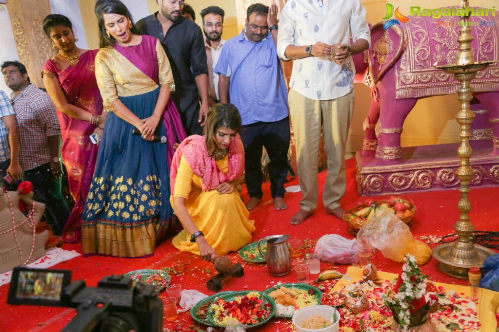 Lakshmi Manchu at OMG Association (Om Maha Ganesha) Ganesha Pooja at Ayyappa Society