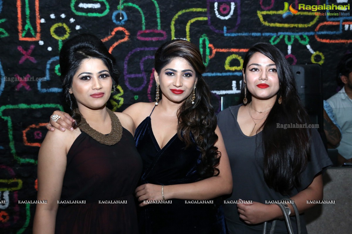 Madhulagna Das Birthday Party at By The Bottle, Jubilee Hills, Hyderabad