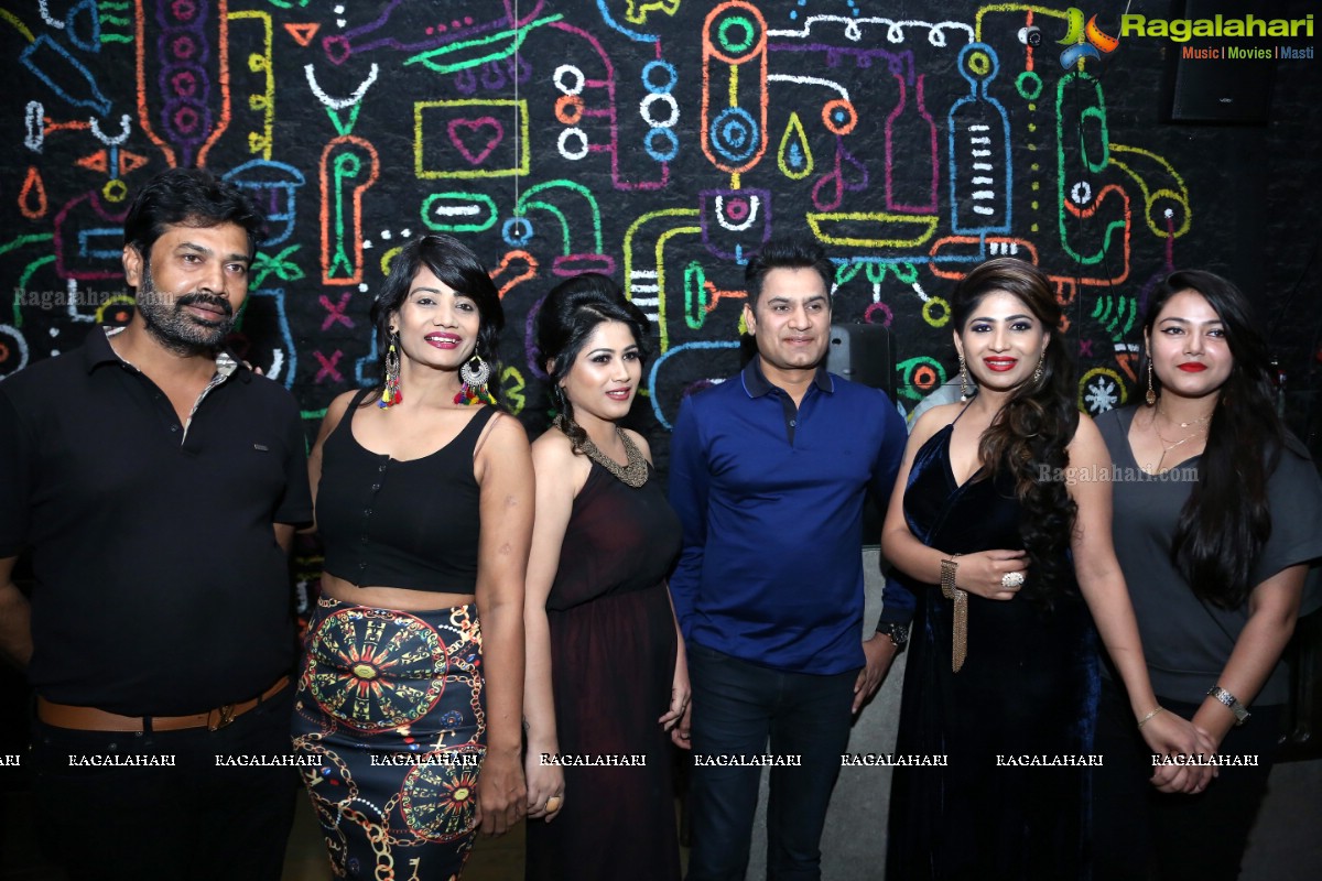 Madhulagna Das Birthday Party at By The Bottle, Jubilee Hills, Hyderabad