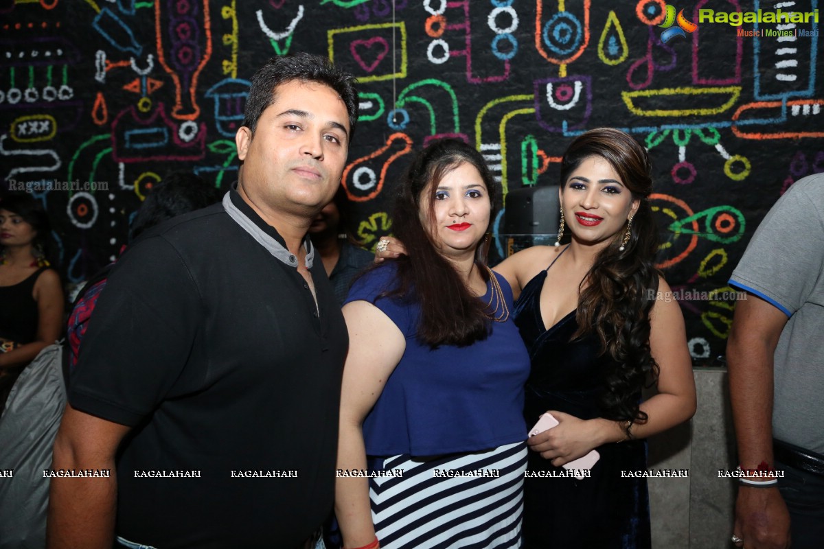 Madhulagna Das Birthday Party at By The Bottle, Jubilee Hills, Hyderabad