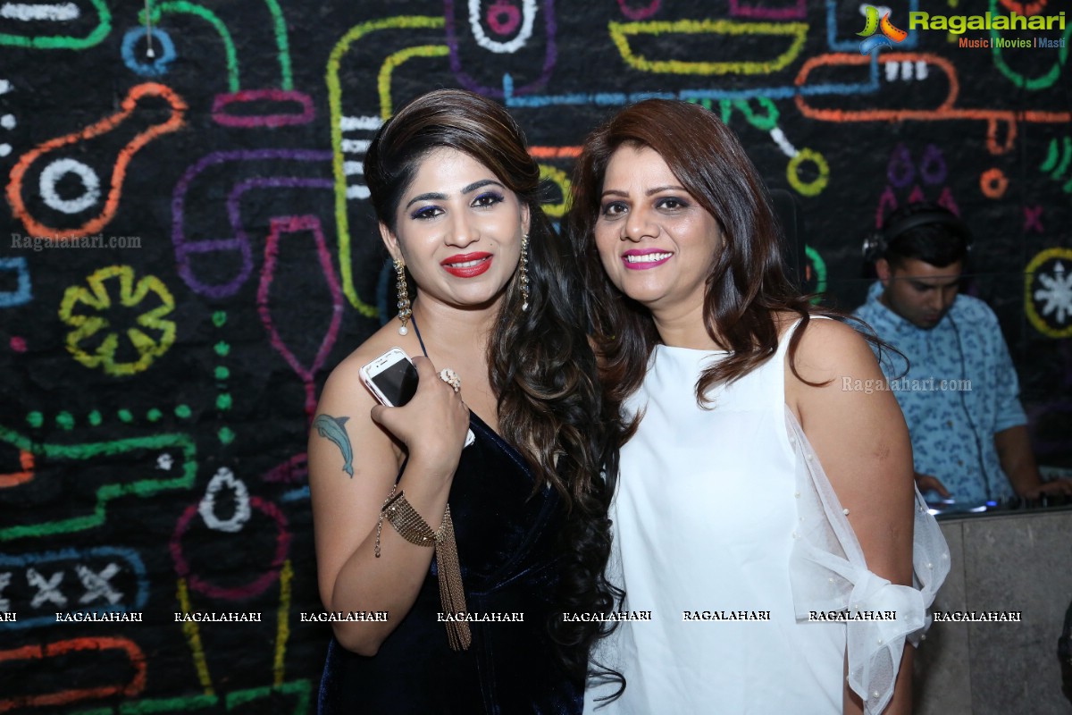 Madhulagna Das Birthday Party at By The Bottle, Jubilee Hills, Hyderabad