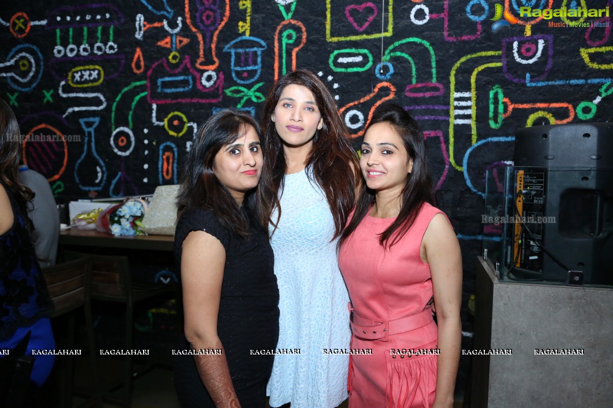 Madhulagna Das Birthday Party at By The Bottle, Jubilee Hills, Hyderabad