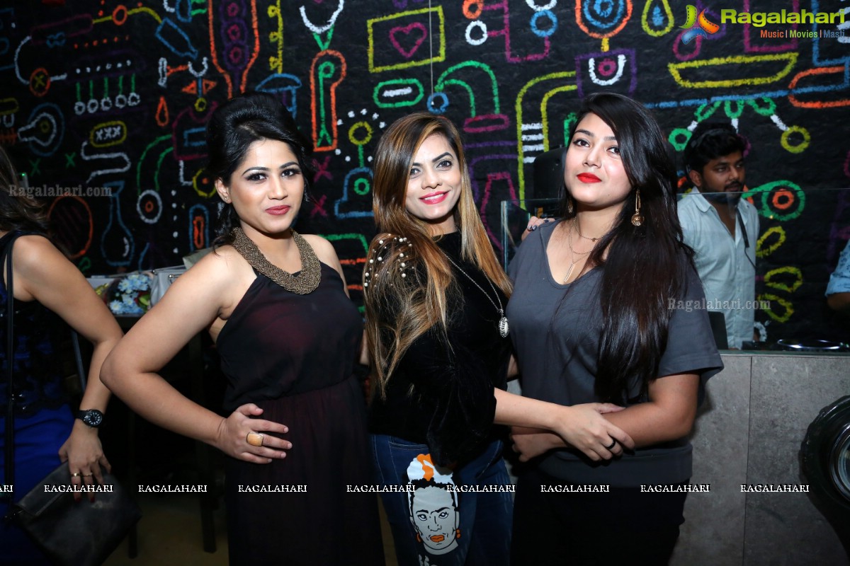 Madhulagna Das Birthday Party at By The Bottle, Jubilee Hills, Hyderabad