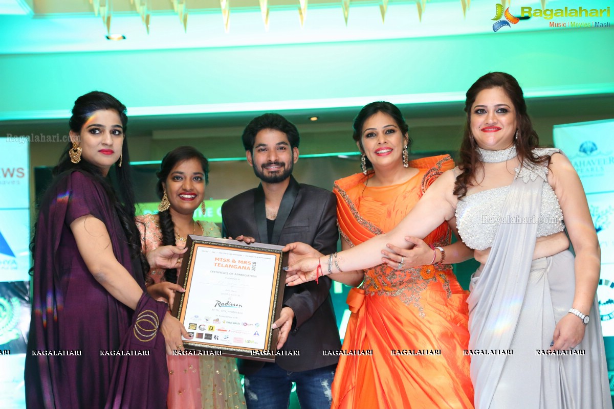 Miss and Mrs Telangana 2018 at Radisson Hyderabad Hitec City