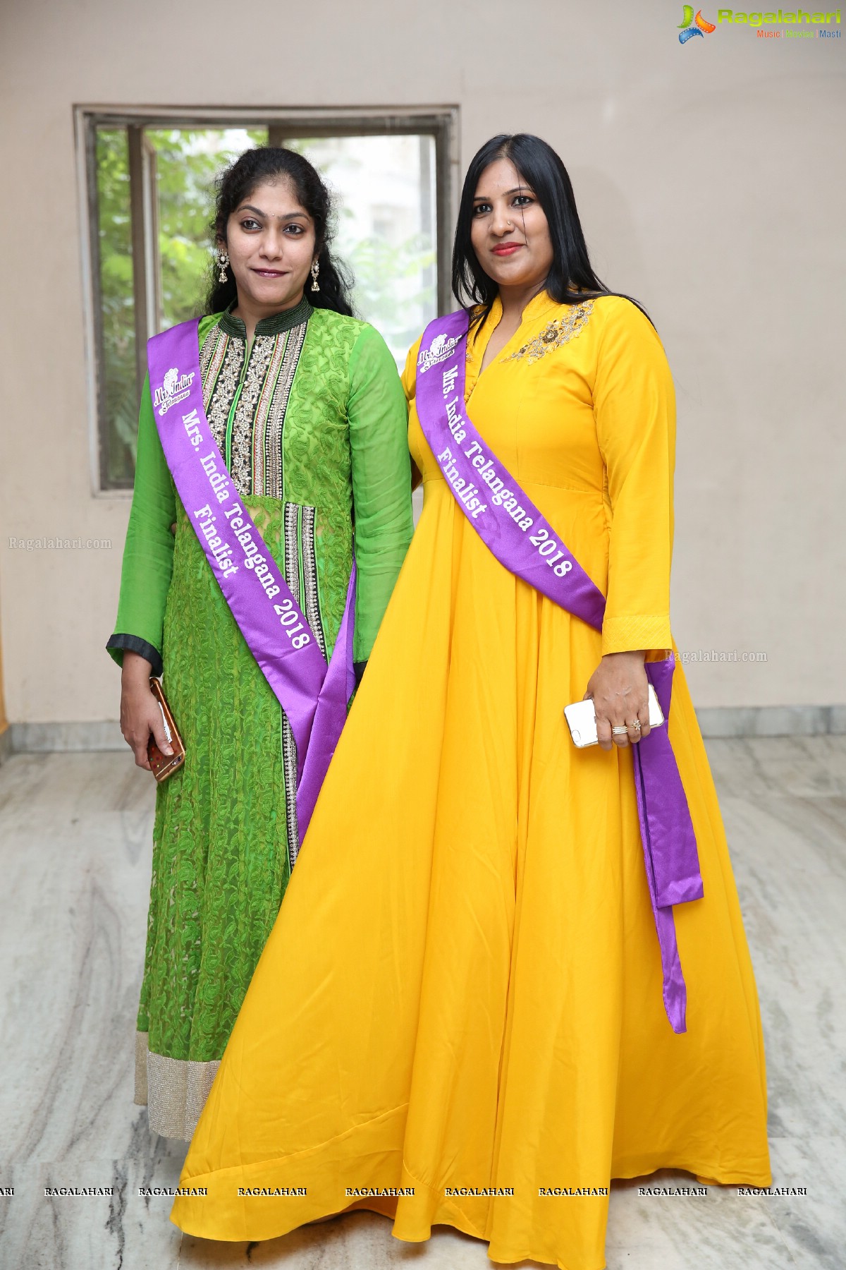 Launch of Mrs India Telangana 2019 at Prasad Labs Preview Theatre, Banjara Hills, Hyderabad