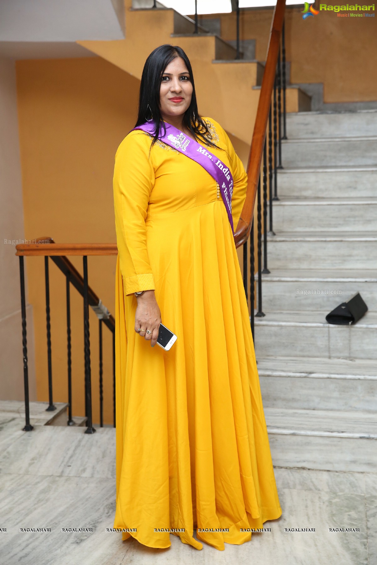 Launch of Mrs India Telangana 2019 at Prasad Labs Preview Theatre, Banjara Hills, Hyderabad