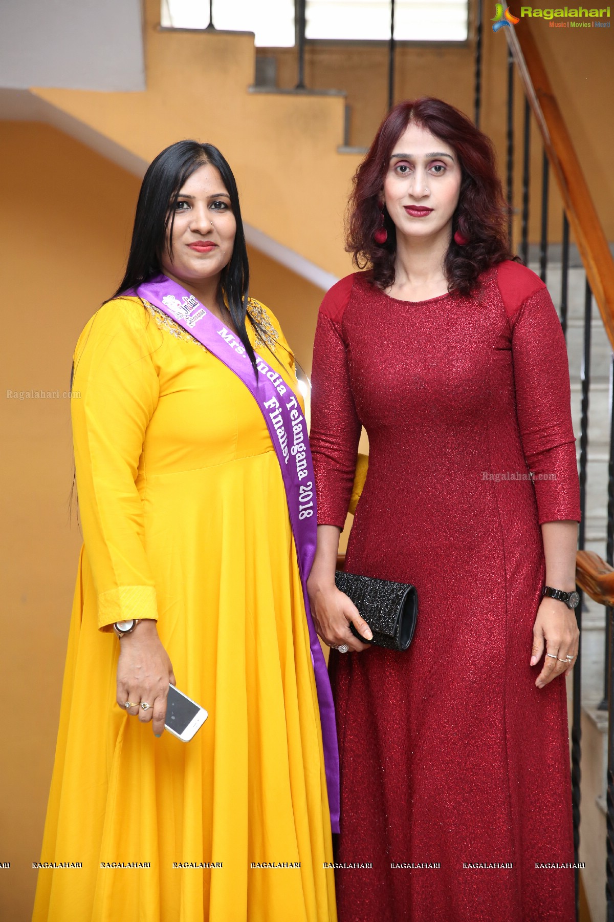 Launch of Mrs India Telangana 2019 at Prasad Labs Preview Theatre, Banjara Hills, Hyderabad