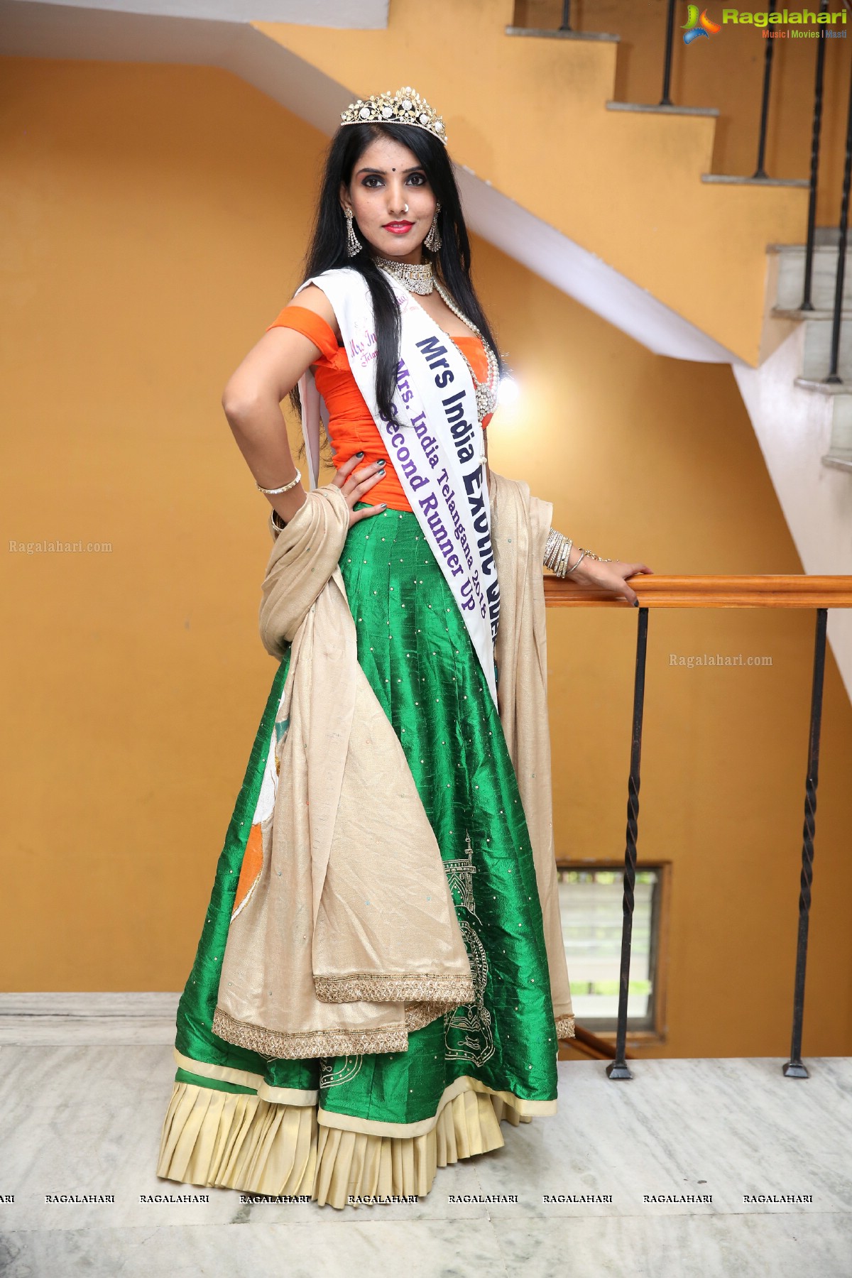 Launch of Mrs India Telangana 2019 at Prasad Labs Preview Theatre, Banjara Hills, Hyderabad