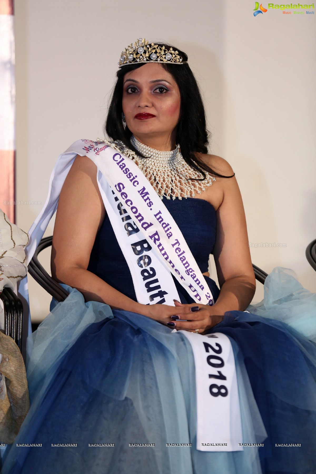 Launch of Mrs India Telangana 2019 at Prasad Labs Preview Theatre, Banjara Hills, Hyderabad