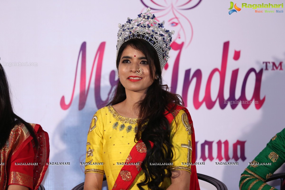 Launch of Mrs India Telangana 2019 at Prasad Labs Preview Theatre, Banjara Hills, Hyderabad