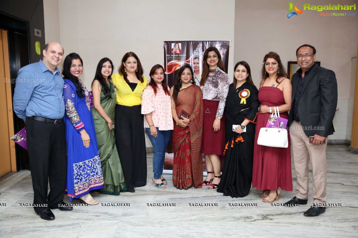 Launch of Mrs India Telangana 2019 at Prasad Labs Preview Theatre, Banjara Hills, Hyderabad