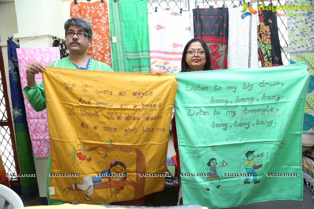 Swayambhar NARI Handicrafts Exhibition from Shantiniketan, West Bengal at YWCA, Secunderabad
