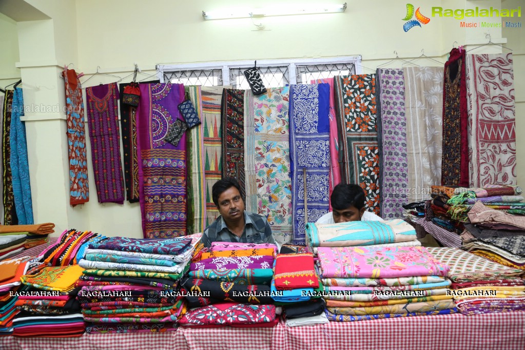 Swayambhar NARI Handicrafts Exhibition from Shantiniketan, West Bengal at YWCA, Secunderabad