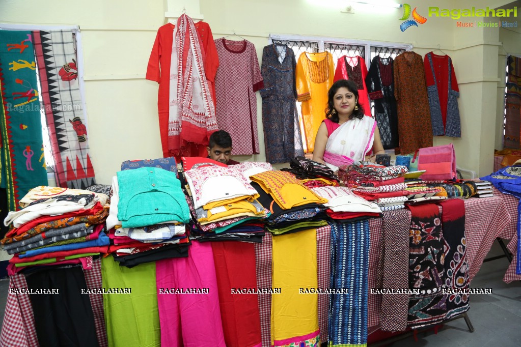 Swayambhar NARI Handicrafts Exhibition from Shantiniketan, West Bengal at YWCA, Secunderabad