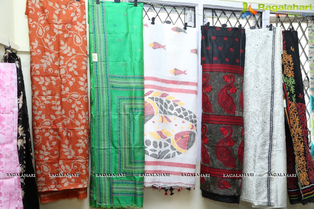 Swayambhar NARI Handicrafts Exhibition from Shantiniketan, West Bengal at YWCA, Secunderabad