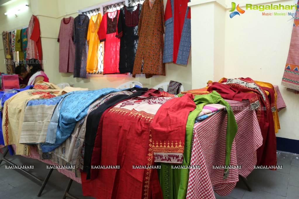 Swayambhar NARI Handicrafts Exhibition from Shantiniketan, West Bengal at YWCA, Secunderabad