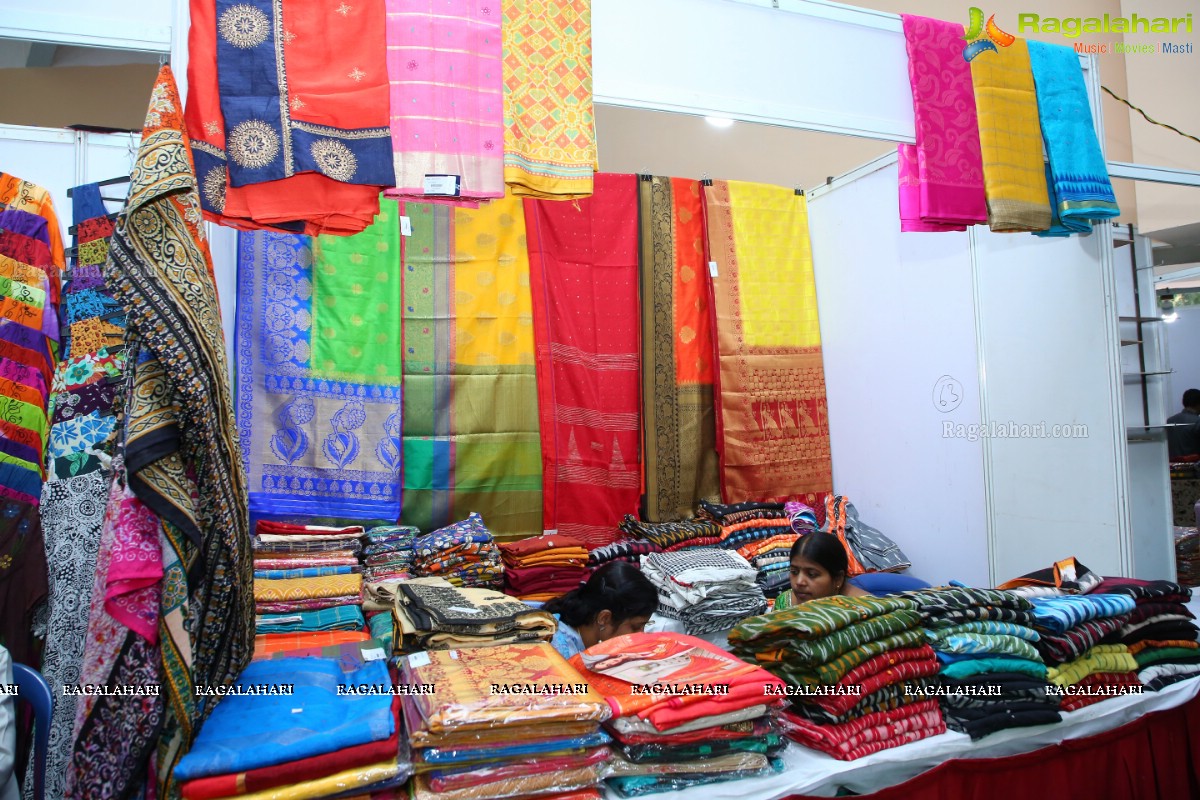 Ruchika Sharma launches Silk & Cotton Expo at Sri Satya Sai Nigamagamam