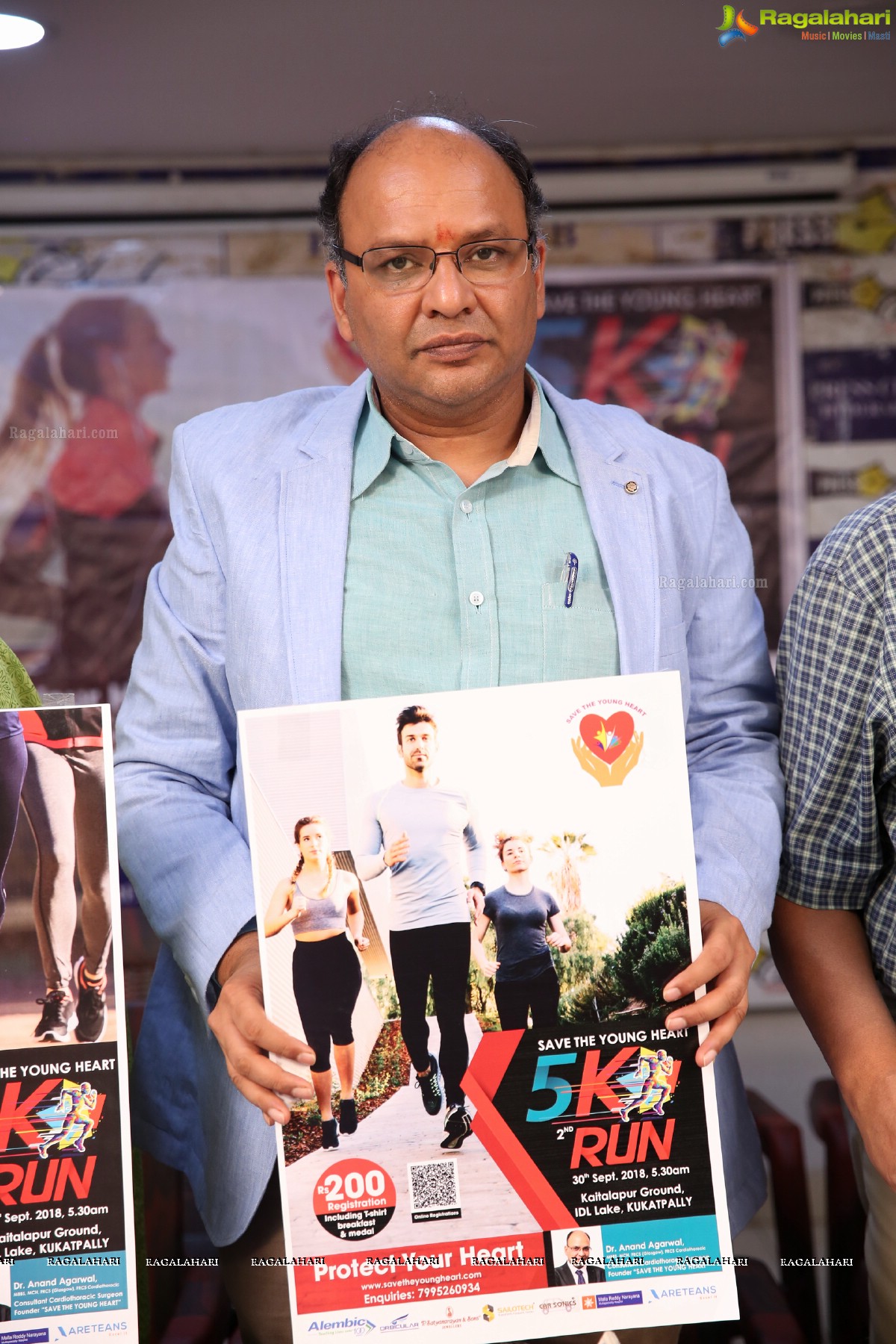 Save The Young Heart 5K Run Press Meet at Press Club, Somajiguda