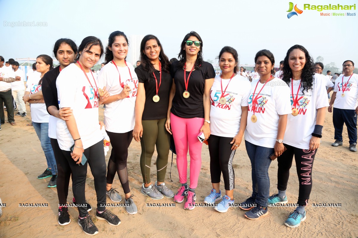 Second Edition of Save The Young Heart’s 5k Run at Kaitalapur Ground